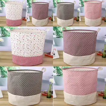 

Waterproof Laundry Hamper Bag Colorful Clothes Storage Baskets Home Clothes Barrel Kids Toy Storage Laundry Basket