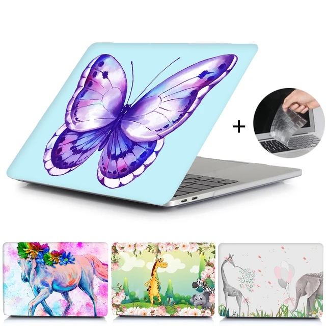 Laptop Case For Macbook Air 13 A1466 A1369 Pro Retina 11 12 13 15 13.3 A1706 A1989 A1708 for MacBook Touch ID A1932 Air 13 2018