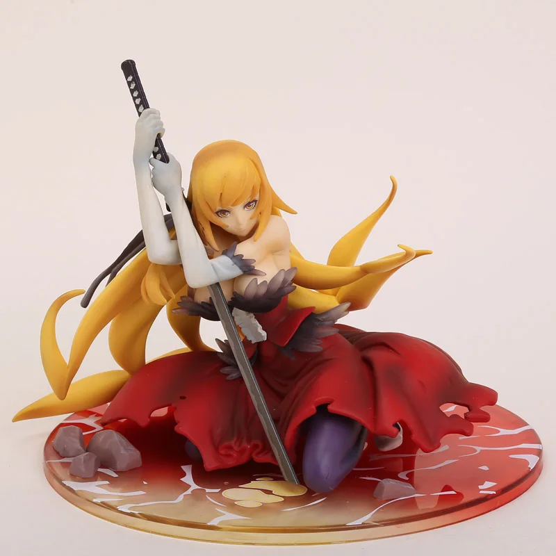 

Anime Kizumonogatari Oshino Shinobu Kiss-shot 1/8 Scale PVC Figure Collectible Toy 14cm