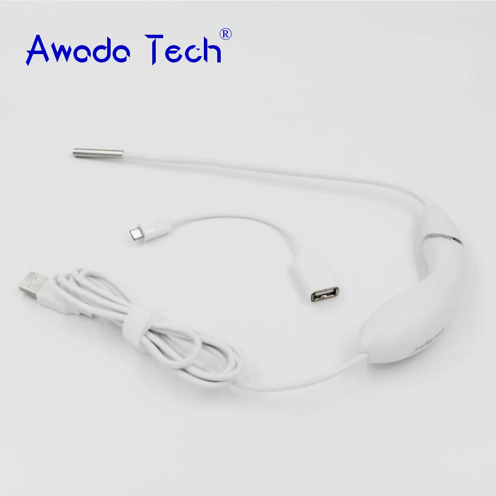 AwadaTech waterproof ear nose Camera USB Intraoral camera 6 led Medical otoscopio borescope For font b