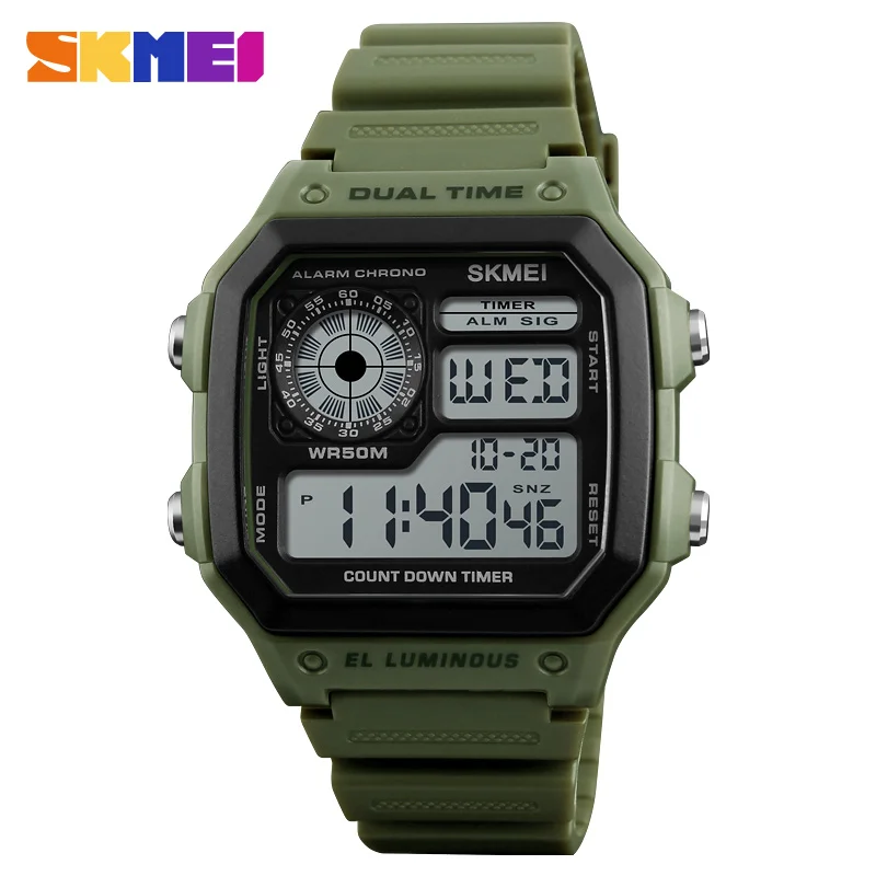 SKMEI Men Sports Watches Top Brand Luxury Famous LED Digital Watches Chrono Waterproof Casual Military Men Clock Wristwatches SKMEI Men Sports Watches Top Brand Luxury Famous LED Digital Watches Chrono Waterproof Casual Military Men Clock Wristwatches