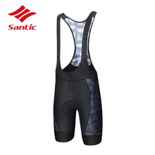 Santic мужские велосипедные шорты высокого качества дышащие шорты для езды на велосипеде горные гоночные велосипедные шорты-бермуды Ciclismo