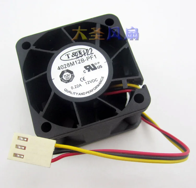Высокое качество 4028M12B PF1 новый оригинальный T & 40 мм 4 см DC 12V 0.22A 7200RPM
