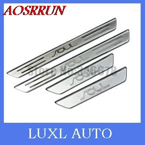 

fit for KIA SOUL 2010 2012 2013 stainless steel scuff plate door sill 4pcs/set car accessories car-styling Interior automobiles