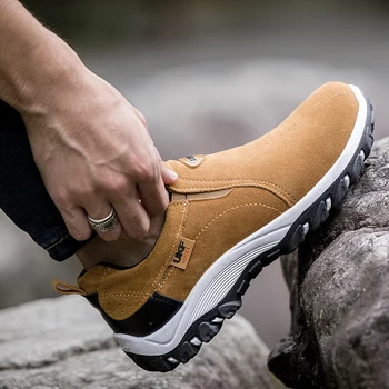 

New designer breathable casual shoes men's high quality outdoor sports fashion luxury flat brand hiking shoes Chaussures hommes