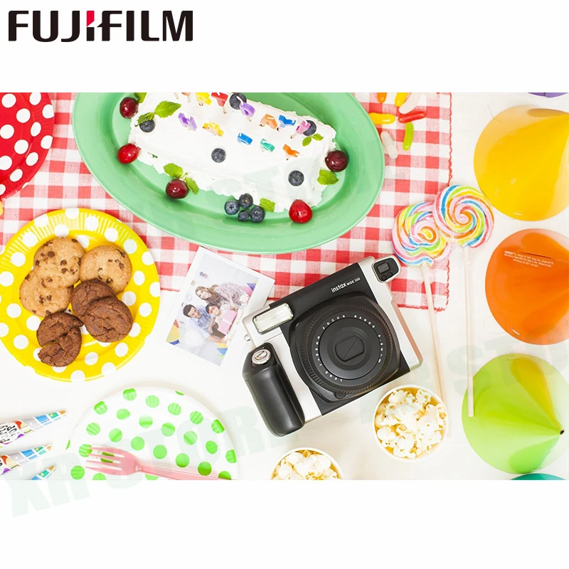 20 пленок Fujifilm Instax Wide Instant White Edge для камеры Fuji 100 200 210 300 500AF Ломография