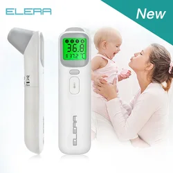 Elera Bebé Termómetro Digital Frente Oreja sin Contacto Cuerpo Termometro Infrarrojo Lcd Cuerpo Adulto Fiebre Ir Niños Termómetro Elera Bebé Termómetro Digital Frente Oreja sin Contacto Cuerpo Termometro Infrarrojo Lcd Cuerpo Adulto Fiebre Ir Niños Termómetro