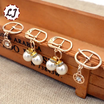

High quality 10pcs/lot 11mm 15mm gold decoration metal Buckles for shoes garment crafts DIY Accessories Sewing scrapbooking