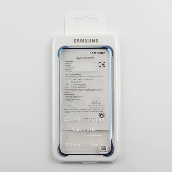 Samsung прозрачный ТПУ чехол для телефона для samsung Galaxy S10 X SM-G9730 S10+ S10 Plus SM-G9750 S10e S10 E SM-G9700 - Цвет: Blue