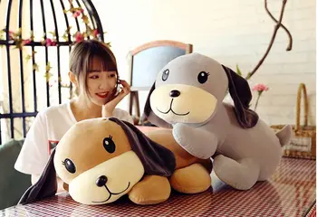 

large 65cm cartoon prone dog very soft doll sleeping pillow Christmas gift b1012