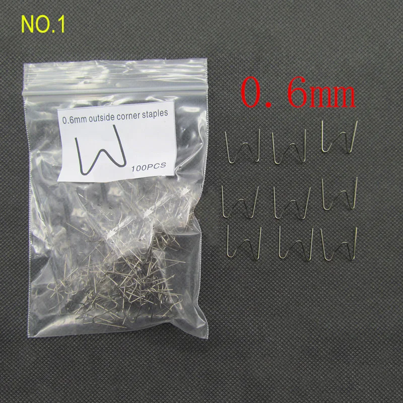 100pcs Professional Pre Cut Hot Stapler Car Bumper Repair Nail Car
