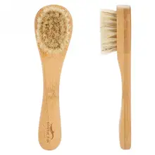 Круглая натуральная деревянная щетка кабана Длинная Деревянная Ручка Детокс деревянная ручка щетка для тела щетка для кожи спа инструменты