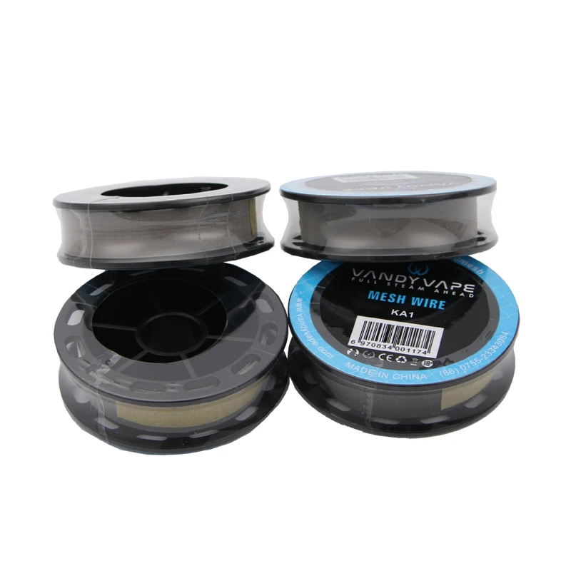 Оригинальный 5ft Vandy Vape сетка KA1 80 сетка/Ni80 100 SS316L 150 200 катушка провод для