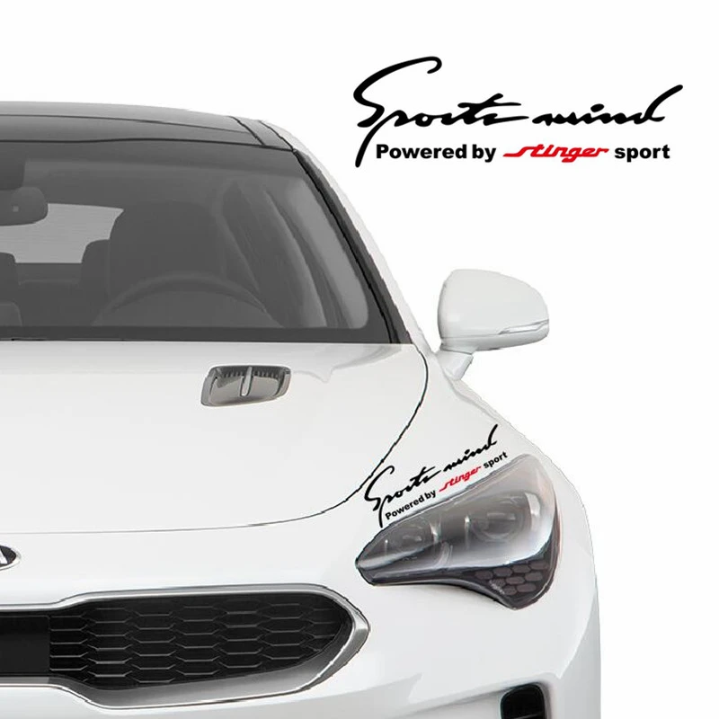 Sports Style Car Front Cover Sticker Light Eyebrow Reflective Auto Decals DIY Body Vinyl Sticker White&Red Sports Style Car Front Cover Sticker Light Eyebrow Reflective Auto Decals DIY Body Vinyl Sticker White&Red