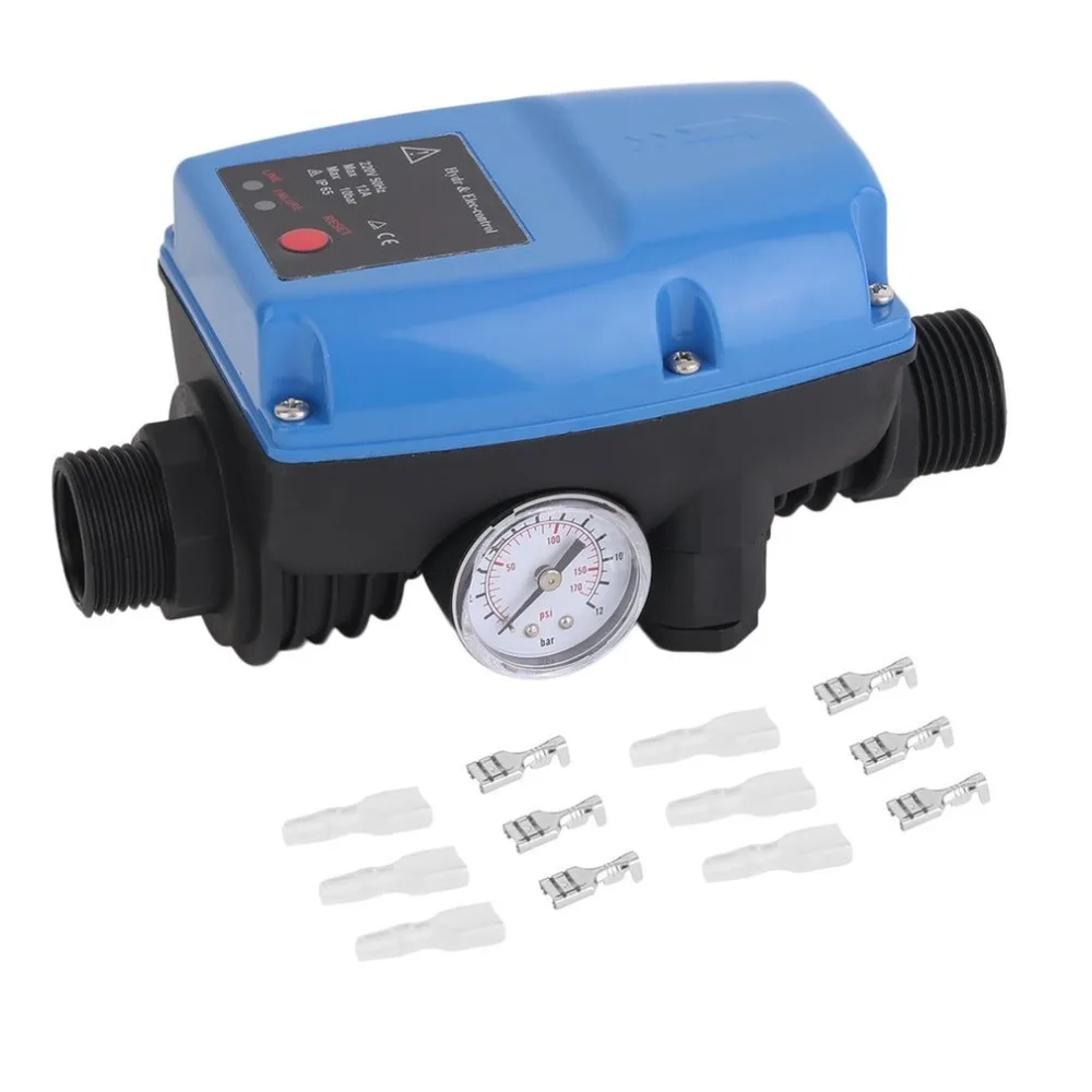 

SKD-5 Electronic Water Pump Pressure Control Professional Automatic Pressure Control Switch With Pressure Gauge