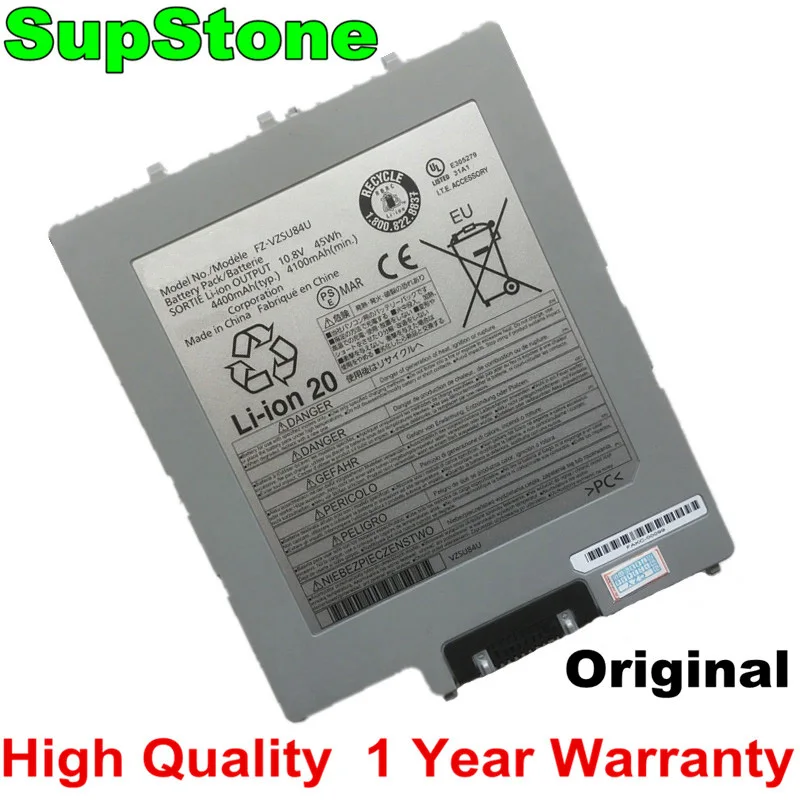 

SupStone Genuine Original FZ-VZSU84U FZ-VZSU84R Laptop Battery For Panasonic FZ-G1 Tablet PC FZ-VZSU84A2U FZ-VZSU88U 45Wh