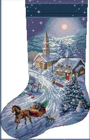 

Similar Dim08805-Christmas night Counted Cross Stitch 11CT 14CT Cross Stitch Set Wholesale Cross-stitch Kit Embroidery