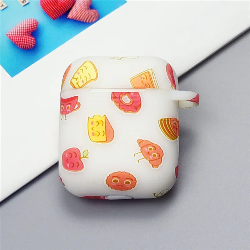 Чехол для Air Pods милый силиконовый чехол Bluetooth наушников аксессуары