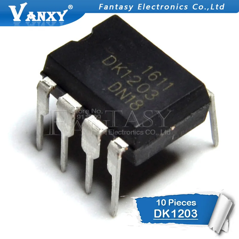 

10PCS DK1203 DIP-8 DIP Low power off line switching power supply control chip