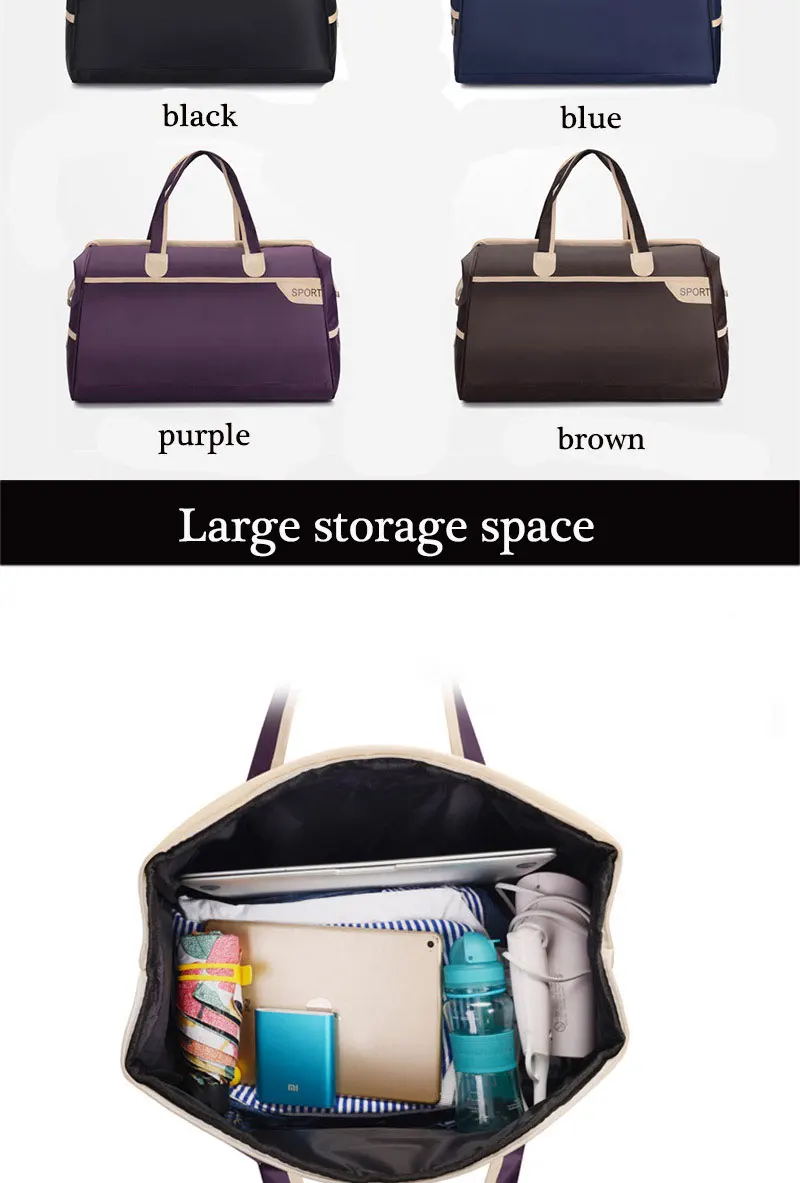 Новая сумка для путешествий из ткани Оксфорд большой емкости, подходящая для мужчин и женщин, вместительная сумка для путешествий