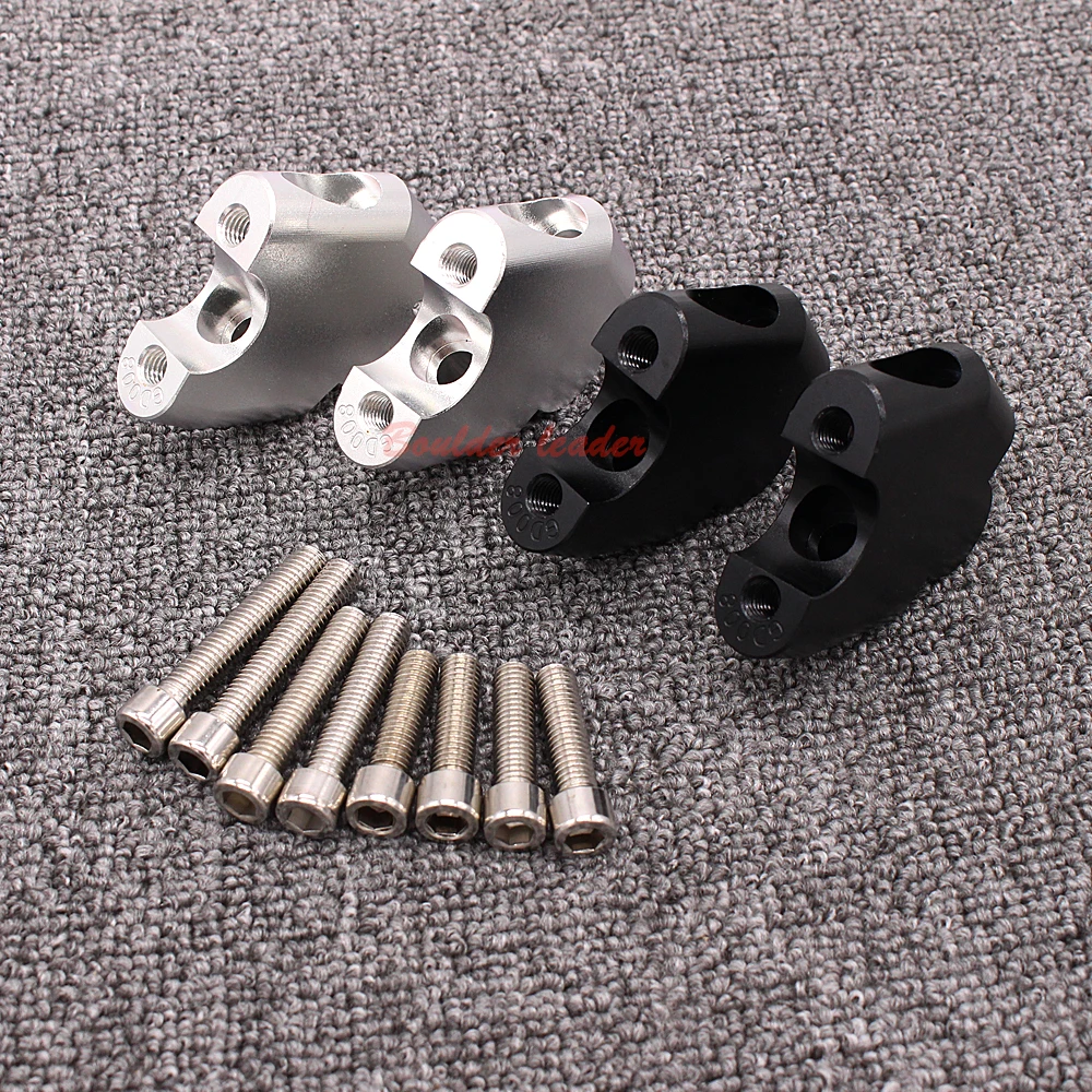 Motorcycle Handlebar Extension Riser Mount Lifting Handle Bar Clamp