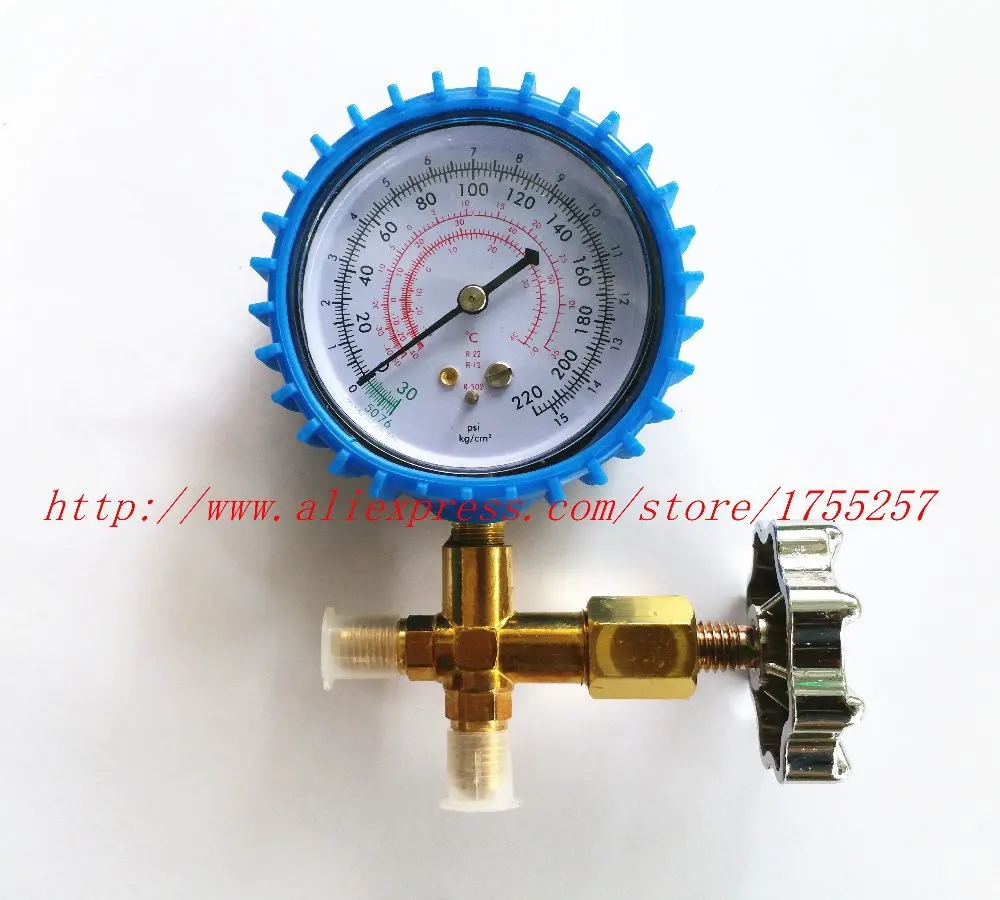 

Free Shipping Automotive air conditioning refrigerant pressure gauge Join the refrigerant pressure measurement