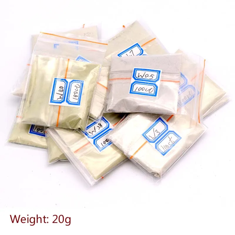 100 карат/20g W0.5 к W40 алмазный порошок для полировки микрон инструменты камня агат