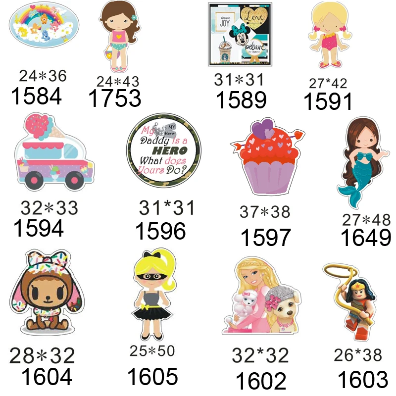 

Free shipping 10pcs/lot 31X32MM cartoon planar resin