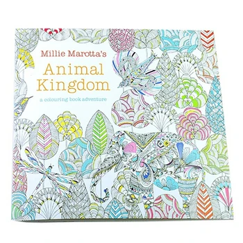 

Children Adult Animal Kingdom Treasure Hunt Coloring Painting Book