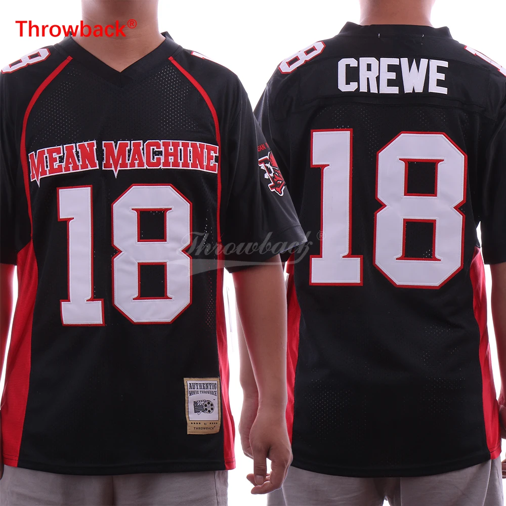 

Mean Machine Paul Crewe #18 American Football Jersey The Longest Yard Movie S-3XL
