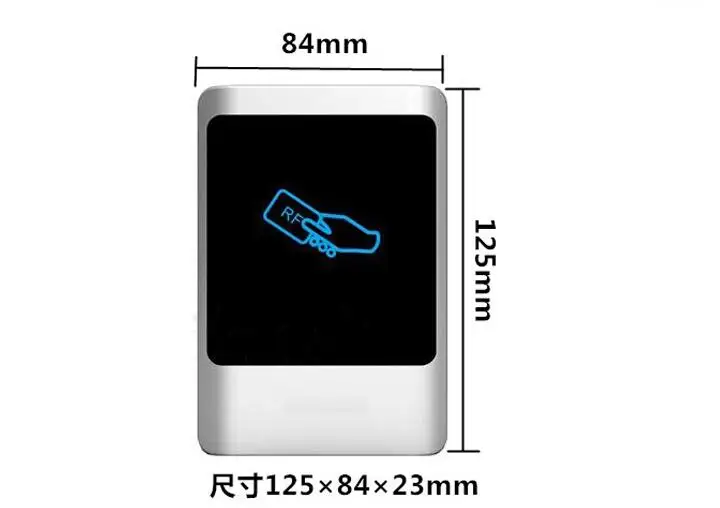 Caixa de Metal de 125 Khz Rfid Reader Ip66 Senha Controlador de Acesso Autônomo à Prova d' Água para o Bloqueio da Porta Abridor de Portão 2 leitor senha ip66 à prova dstandalone água