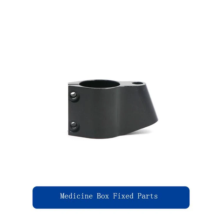 4PCS/Lot EFT Aluminum Alloy Medicine Box Fixed Parts Medicine Bucket Fastener Black Color for Agricultral Plant Protection Drone