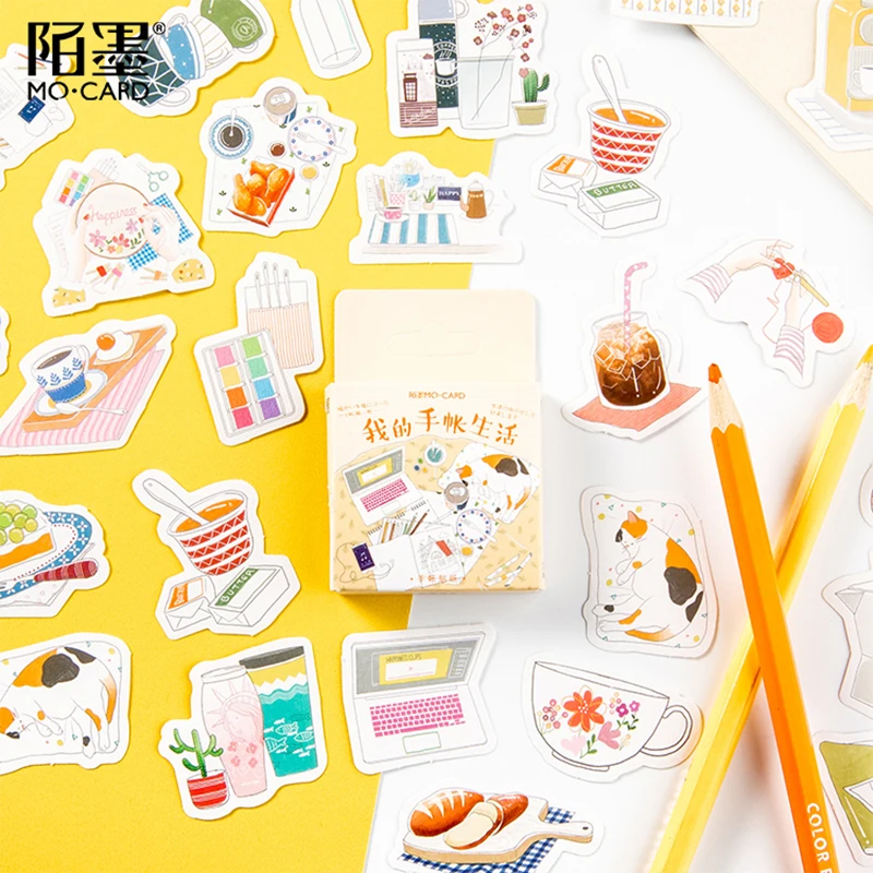 

XINAHER 45 pcs/lot Student Colorful Planner life paper sticker package DIY diary decoration sticker album scrapbooking