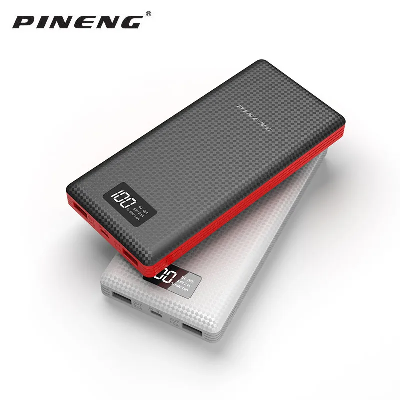 Оригинальный внешний аккумулятор Pineng 20000 мАч PN-969 Комплекты внешних аккумуляторов Мощность банк 5 V 2.1a Dual USB Выход для Android телефоны Планшеты - изображение