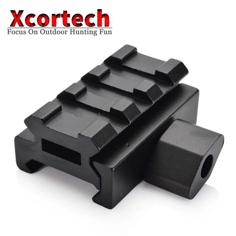 

Quick Release 0.5" 1/2" Low Rise 3 Slot Compact Tactical Mini Riser Mount 20mm Dovetail Rail Extend Rise Mount AR-15 Accessories