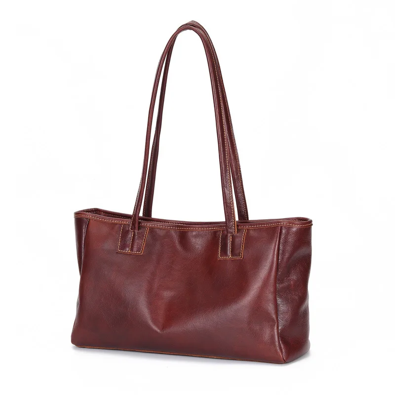 

Luxury Women's Shoulder Bag Large Handbags Female Famous Brands Ladies Hand Bags Tote Big Brown Genuine Leather 2019 Summer New