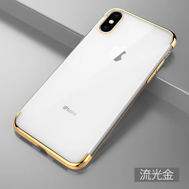 Чехол для iPhone 11 pro max X XS XR Xs Max 5 6 6S 7 8 PLUS мягкий прозрачный чехол из ТПУ
