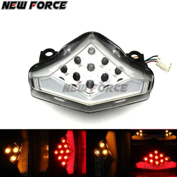 

For KAWASAKI NINJA650R ER6N 12-14 Motorcycle plastic integrated LED tail light smoke color rear tail light turn signal