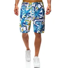 Для Мужчин's Шорты Повседневная пляжная одежда для купания 5 процентов Шорты летний спортивный Шорты Модные свободные печати быстросохнущие surf Шорты