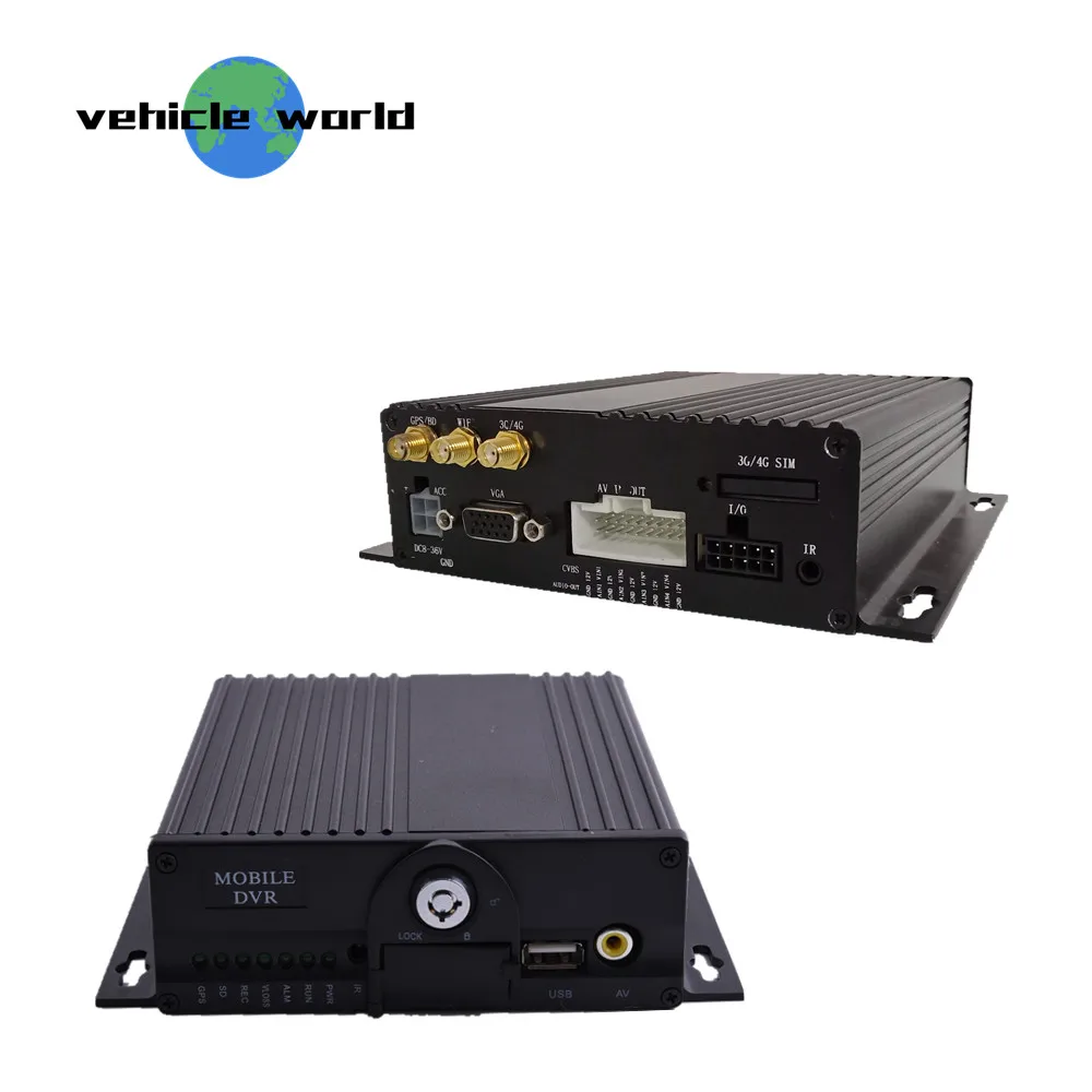 1080 МП AHD P GPS 4G WIFI 4 канала двойная SD-карта школьный автобус прицеп грузовик такси