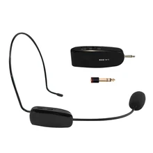 Anti-whistle Function Megaphone Upgrade 2.4G Wireless Microphone Speech Headset Megaphone Radio Loud Micphone