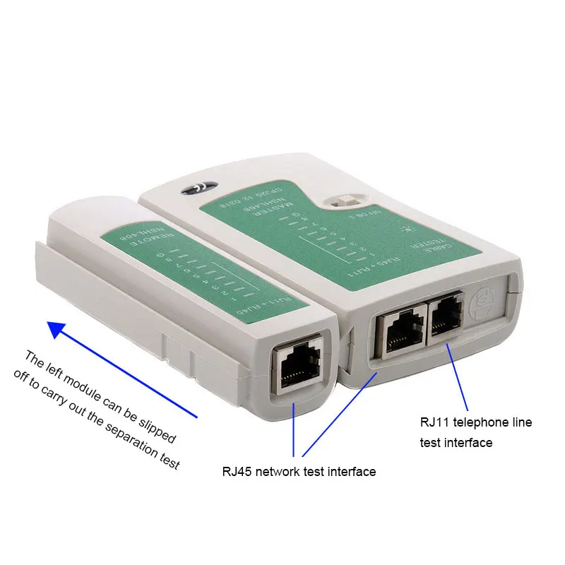 Сетевой кабель тестер 1 шт. Горячая инструмент RJ11 RJ45 многофункциональный компьютер/телефонная линия сетевой линии тестер инструмент