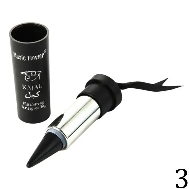 1pc Eyeliner Waterproof Long Lasting Eyeliner Smoky Eyes Eyeliner Pencil Solid Thick Black Bold Eyes Liner Eyeliner Gel Pencil - Цвет: C