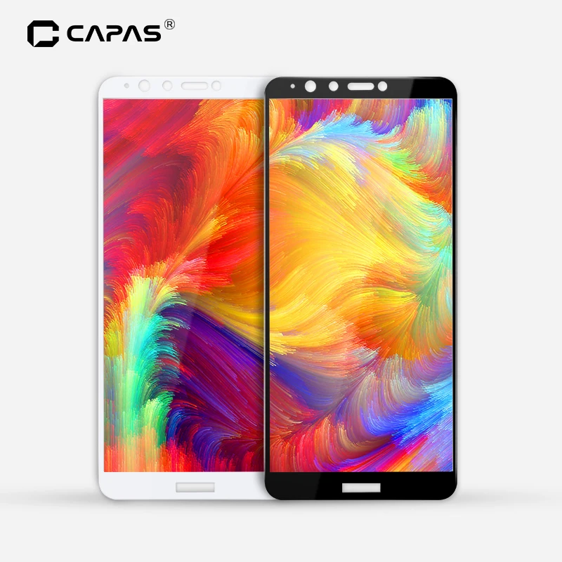 For Huawei Y9 2018 Tempered Glass Screen Protector Full Coverage 9H 2.5D Front Film Enjoy 8 Plus Protective LCD Guard | Мобильные