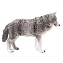 Моделирование животных модель фигурки детей развивающие игрушки играть забавные коллекционные вещи серый волк