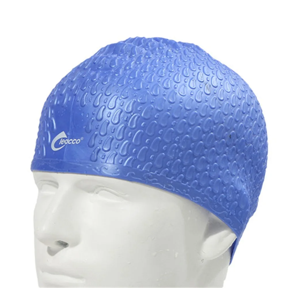 2017 Swimming Caps Waterdrop Silicon Unisex Adult Waterproof Swimming