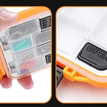 Рыбалка Аксессуары ящик для инструмента чехол для хранения песка для приманки ложка крюк приманки снасти 12/16/24 снасти Box