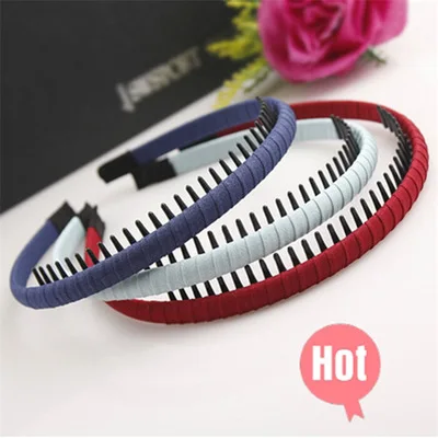 

1PC women's fashion winding toothed headband casual hair band football soccer headband Alice hair with headwear accessories