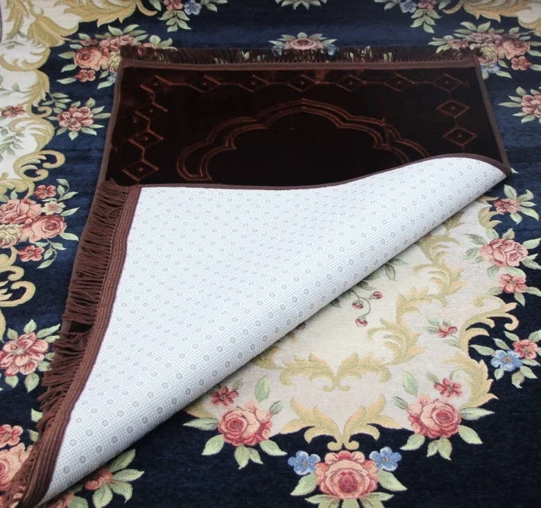 Большие утепленные мягкие фланелевые молитвенный коврик MashaAllah путешествия Исламская мусульманская молитва коврик/ковер салат musallah 80*125 см