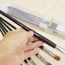 12 шт./компл. высокое качество ласка волос свинья гриву береза ручки Краски Кисточки для детей акварель гуашь рисунок Краски ing Книги по искусству поставки